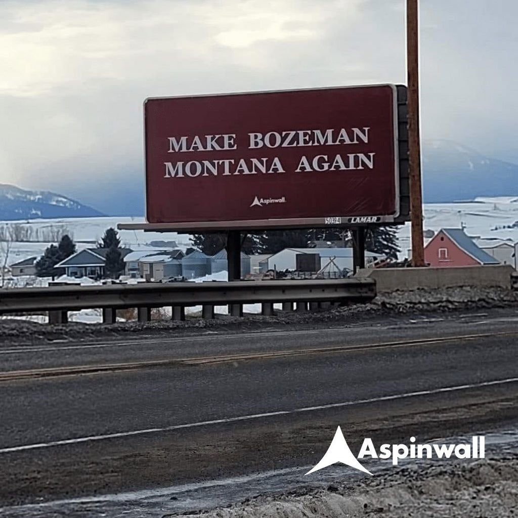 Make Bozeman Montana Again Trademark For Sale Aspinwall Mountain Wear
