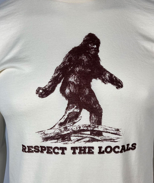 Respect The Locals T-Shirt ~ Creme