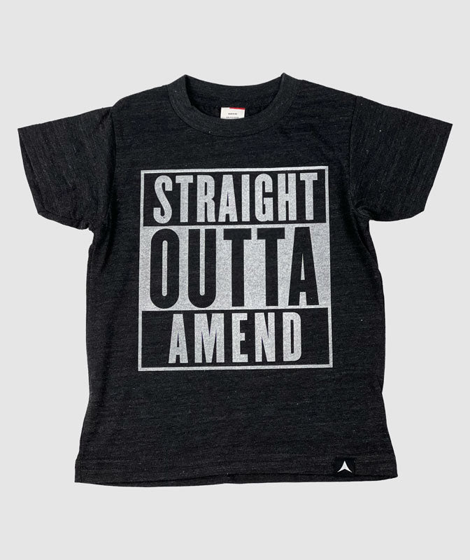 Straight out of Amend Kid T-Shirt ~ Tri Black