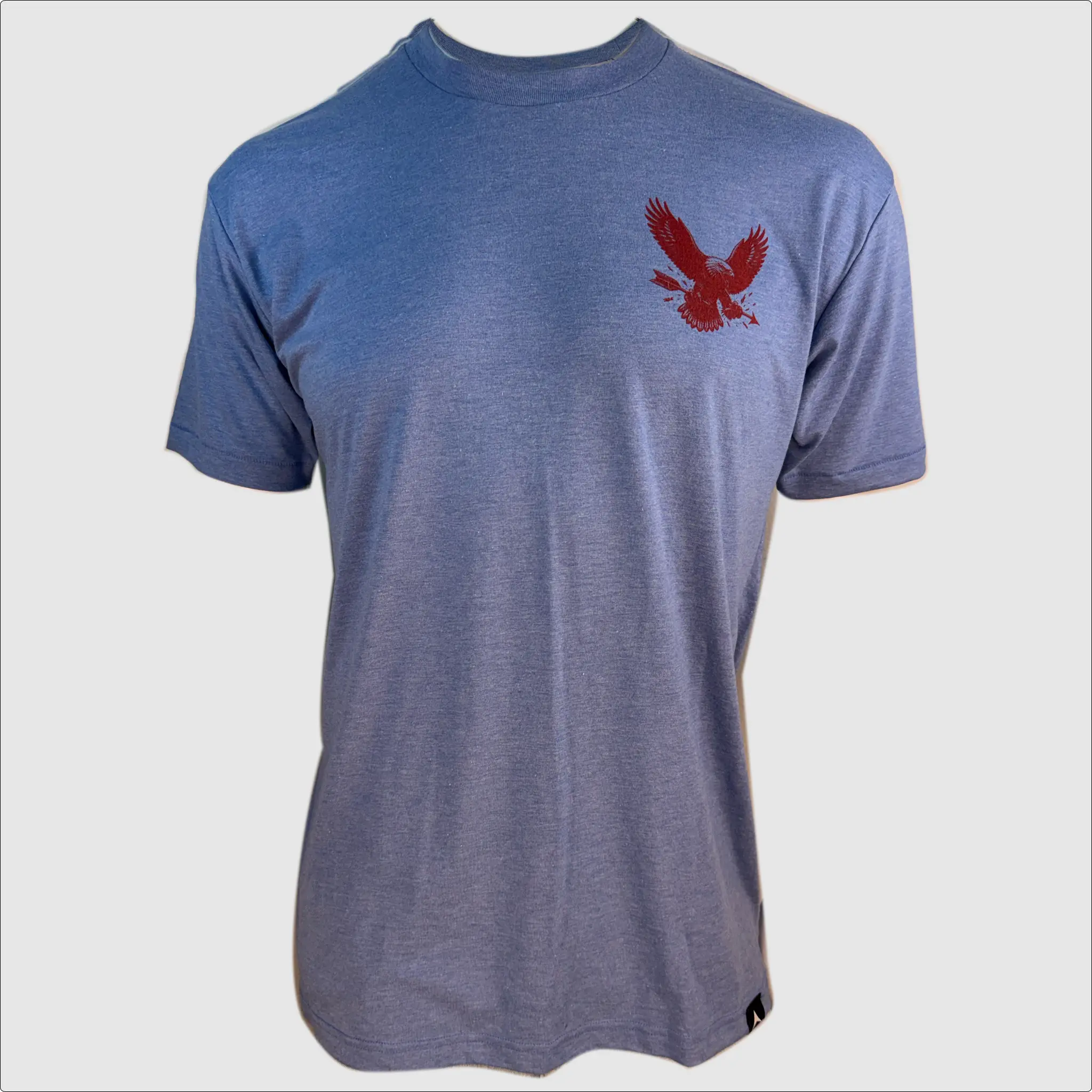 America 250 Tribute T-Shirt ~ Heather Blue
