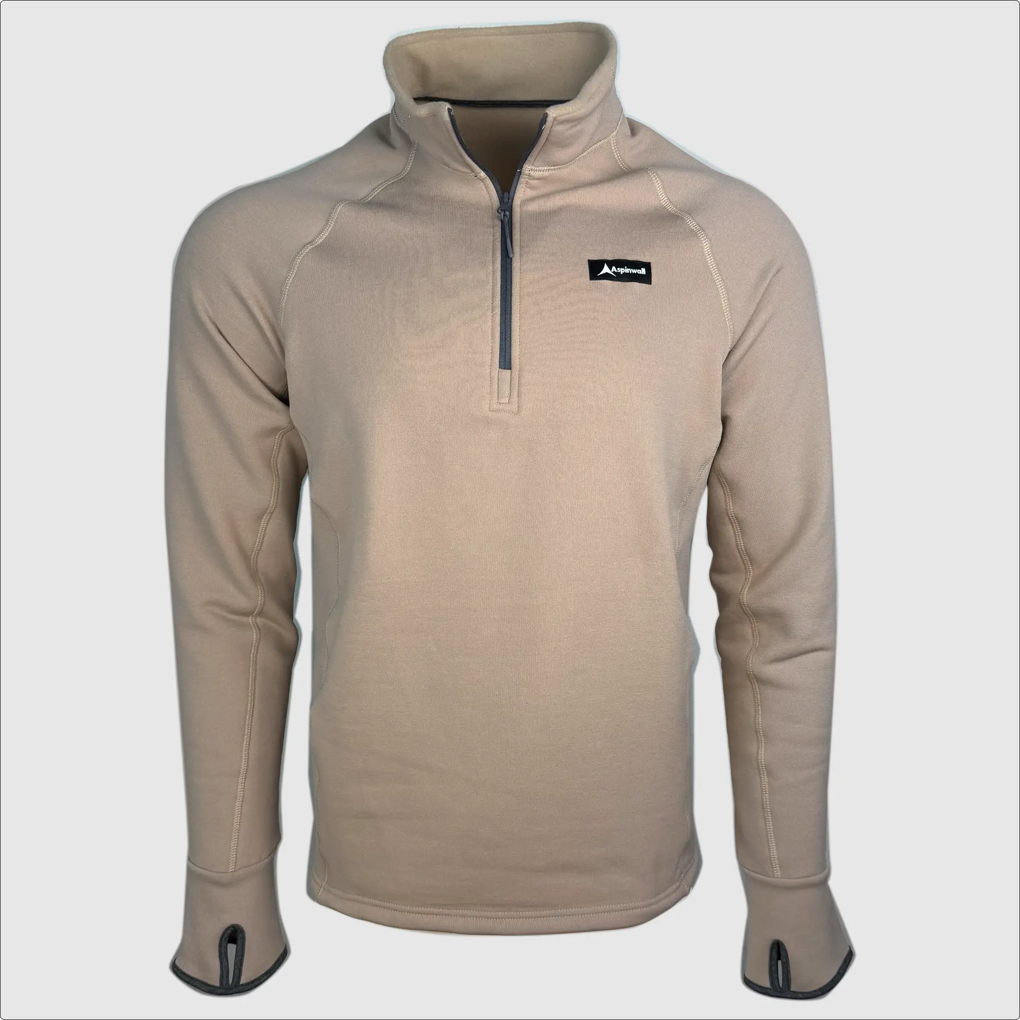 Ascential 1/4 Zip Polartec Fleece ~ Base Tan