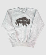 Montana Bison Kid Metcalf Crew ~ Ash