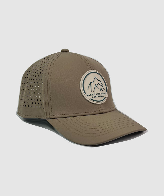 Sheridan Hat Basecamp Rubber Patch ~ Base Tan