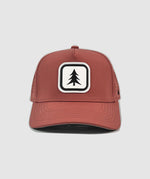 Bighorn Hat Tree Rubber Patch ~ Salmon Run