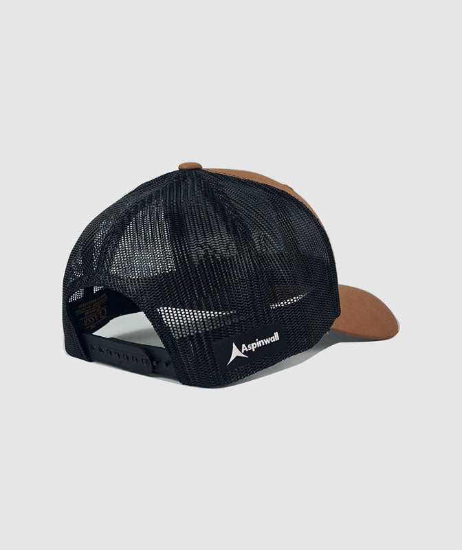 Granite Subtle 'A' Hat ~ Camel / Black