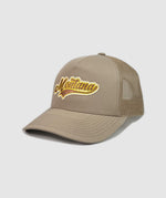 Topaz Montana Baseball Script Patch Hat ~ Creme