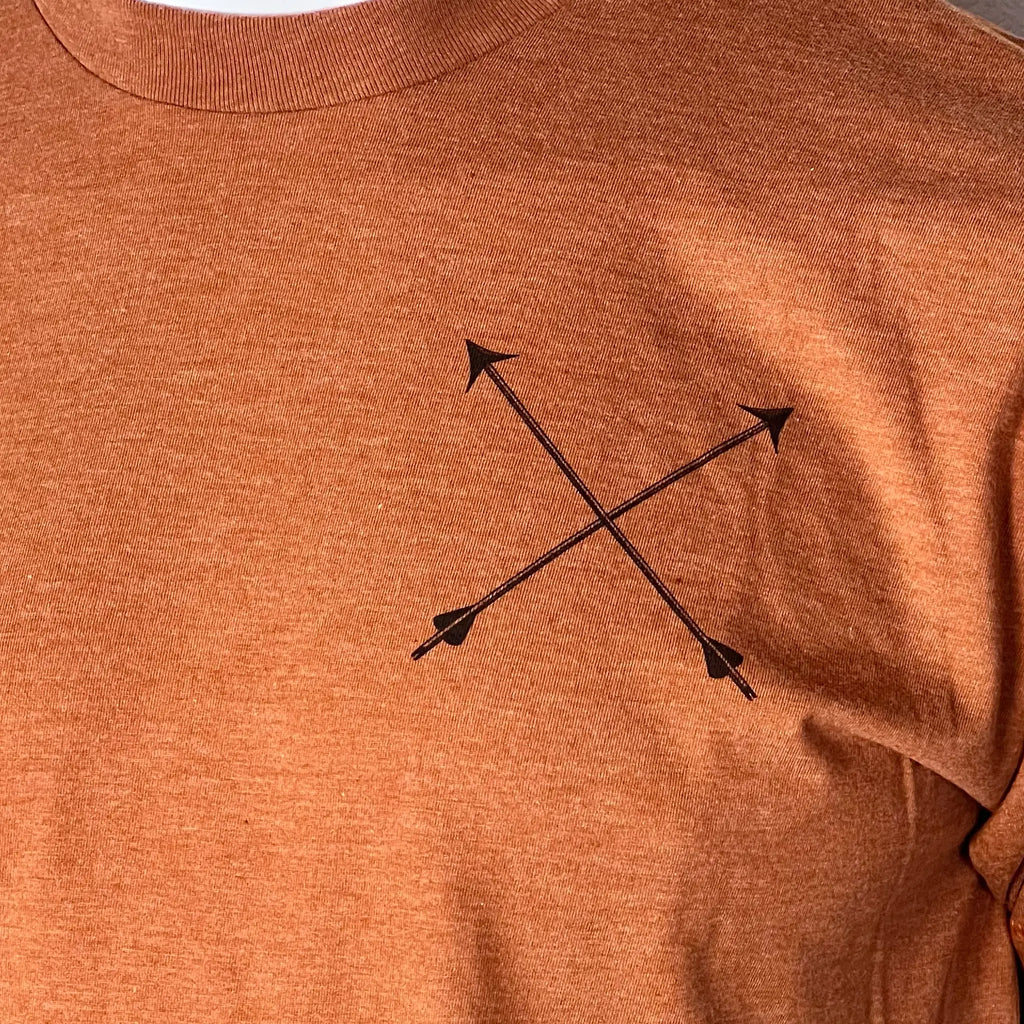 Dead Quiet Hunting T-Shirt ~ Rust