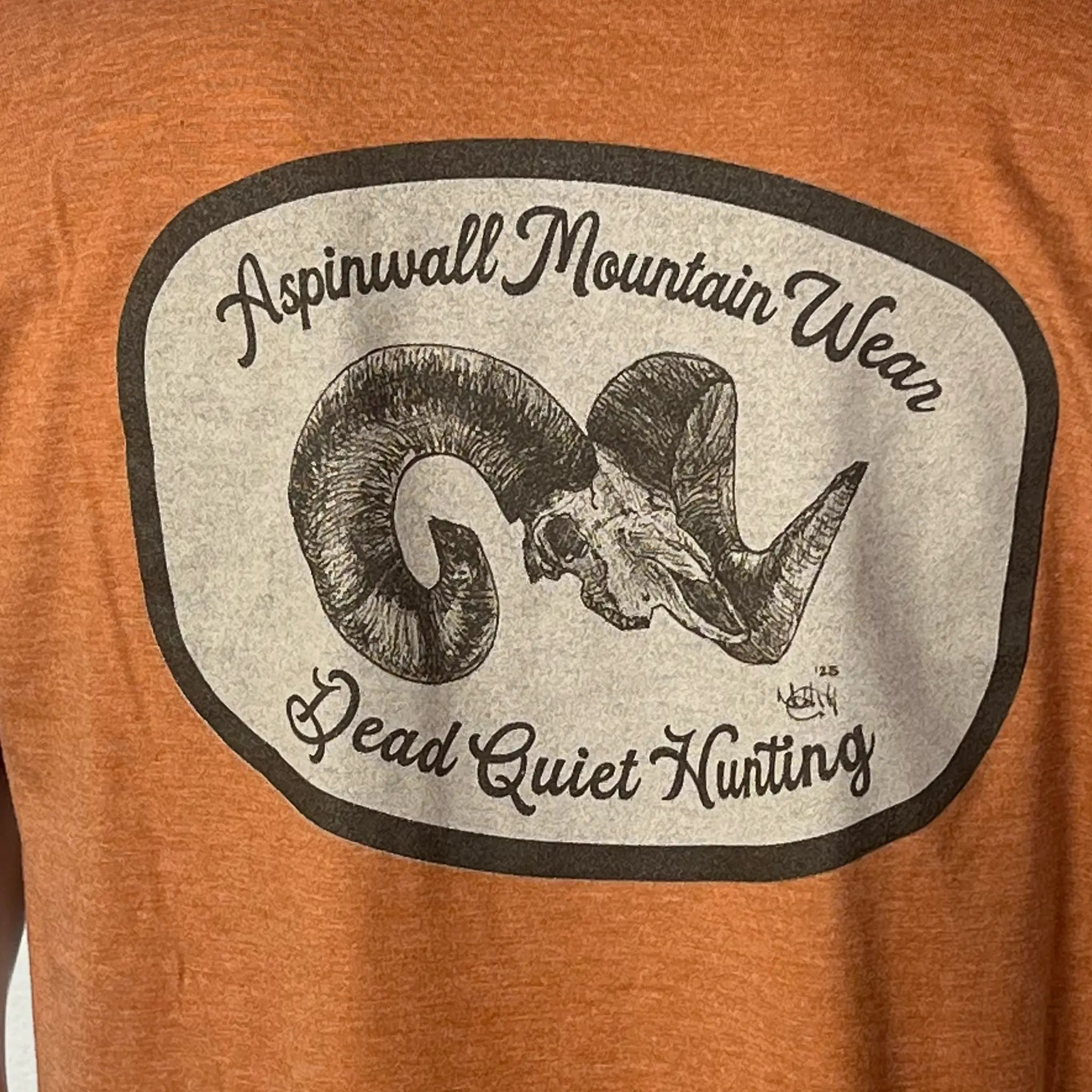 Dead Quiet Hunting T-Shirt ~ Rust