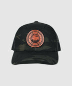 Granite EST MMXIV Leather Patch Hat ~ Black Camo