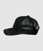 Granite EST MMXIV Leather Patch Hat ~ Black Camo