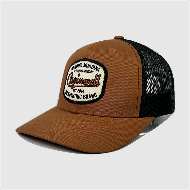 Genuine Montana Bowhunting Brand Granite Hat ~ Whiskey