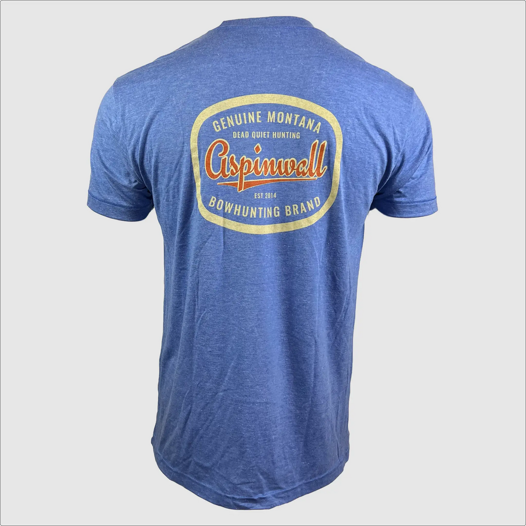 Genuine Montana Bowhunter T-Shirt ~ Lake Blue