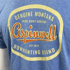 Genuine Montana Bowhunter T-Shirt ~ Lake Blue