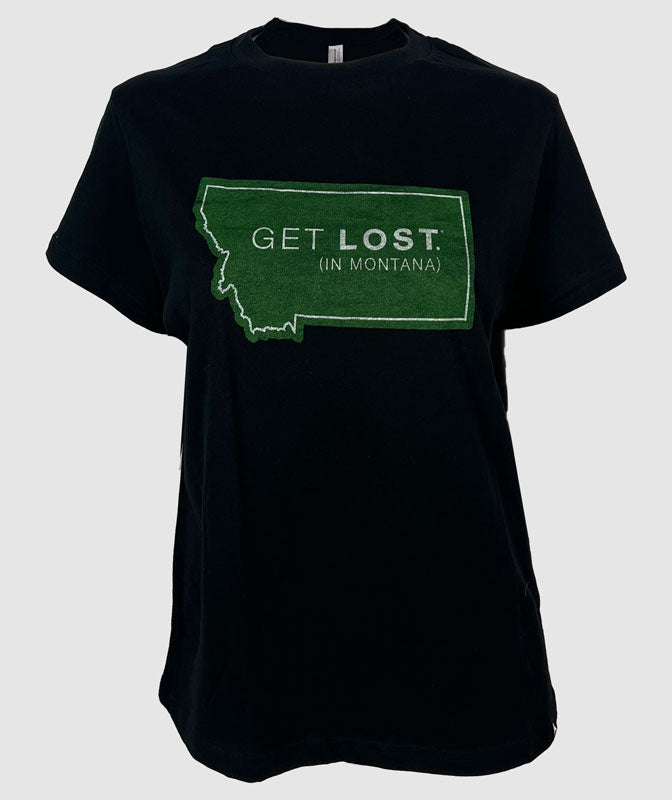 Get Lost Marias Womens T-Shirt ~ Black