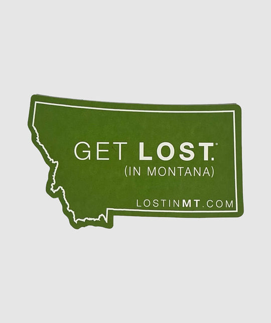 Get Lost in Montana Sticker
