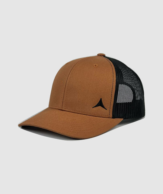 Granite Subtle 'A' Hat ~ Camel / Black