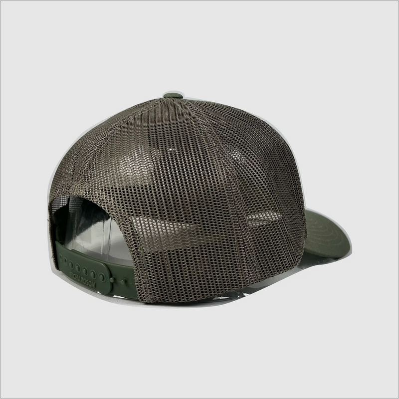 Granite Walleye Hat ~ Light Olive Green