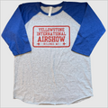 Airshow Retro Kids Raglan ~ Grey/Royal