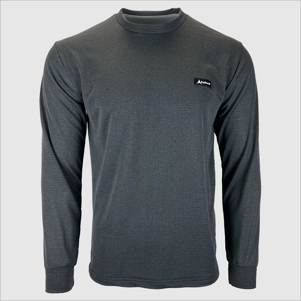 Off-The-Grid Long Sleeve ~ Gunmetal Grey – Aspinwall Off-The-Grid Long Sleeve ~ Gunmetal Grey – Aspinwall