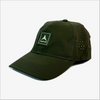 Hamilton Hat Vertical Trademark Rubber Patch ~ Olive Drab O.D. Green