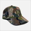 Hamilton Hat Vertical Trademark Rubber Patch ~ Easy Company Camo