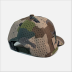 Hamilton Hat Vertical Trademark Rubber Patch ~ Easy Company Camo