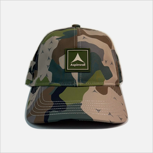 Hamilton Hat Vertical Trademark Rubber Patch ~ Easy Company Camo