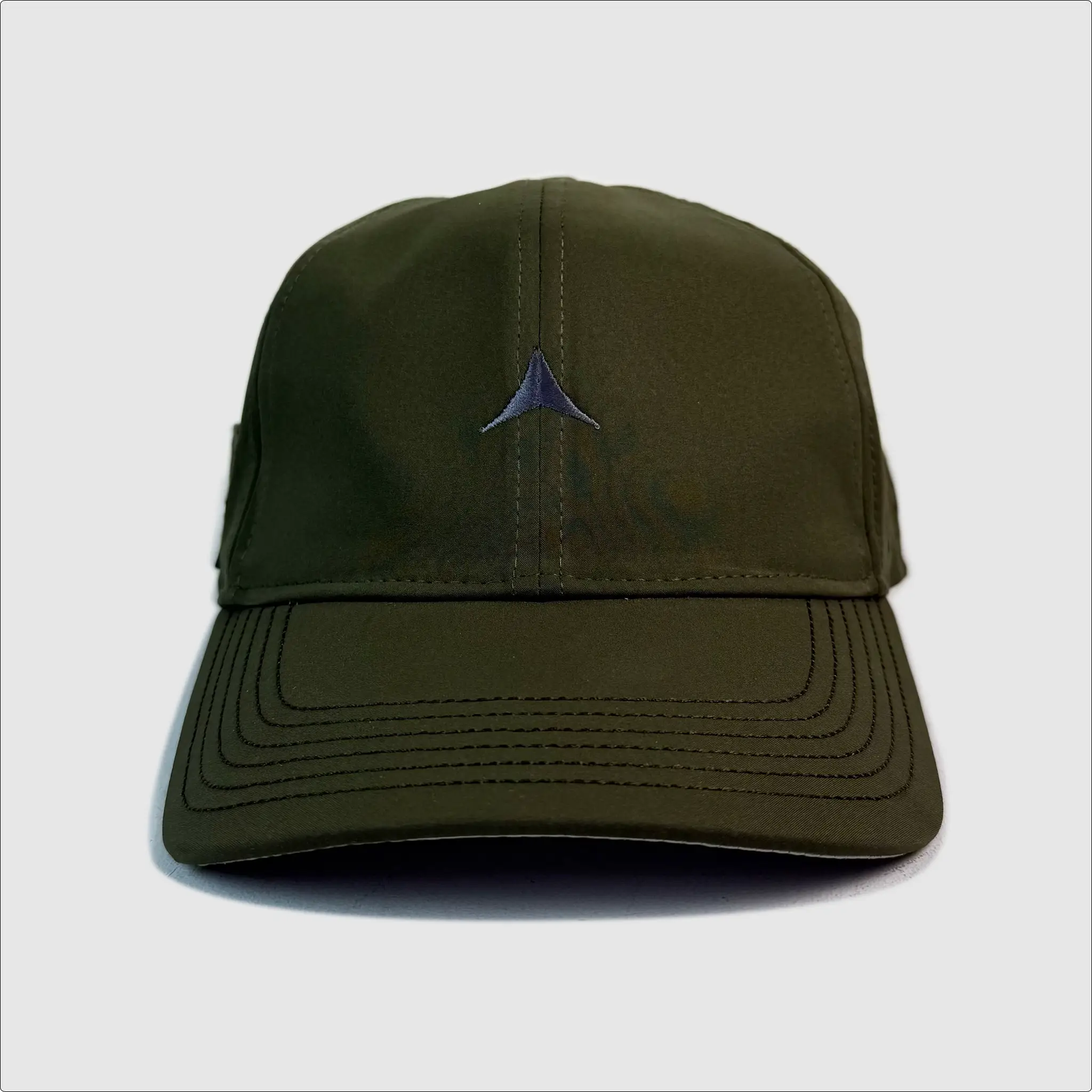 Hamilton Hat Subtle 'A' Embroidery ~ Olive Drab O.D. Green