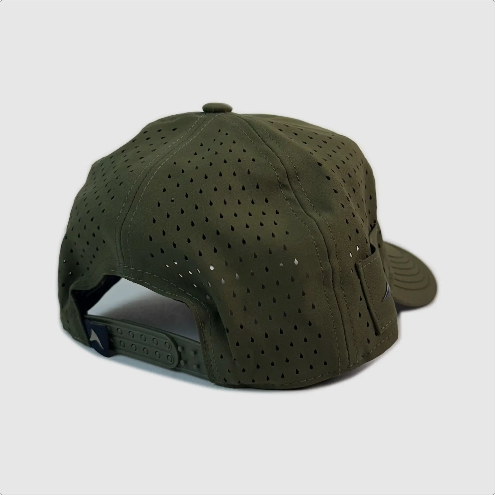 Hamilton Hat Subtle 'A' Embroidery ~ Olive Drab O.D. Green