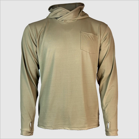 Hook Set Fishing Shirt ~ Sandstone