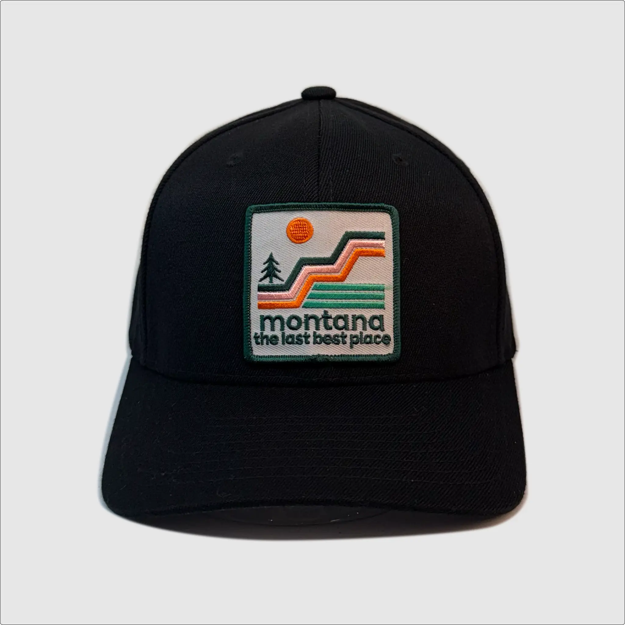 Flexfit Last Best Place Patch Hat ~ Black