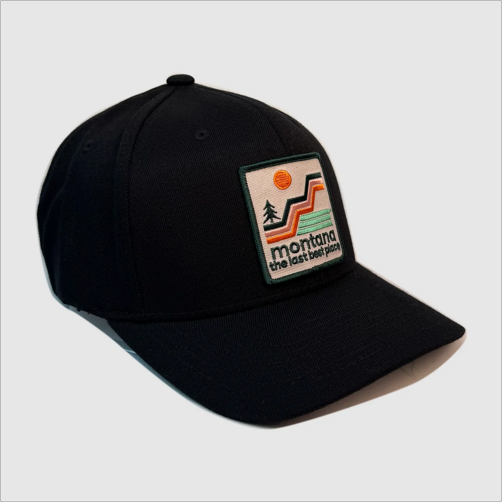 Flexfit Last Best Place Patch Hat ~ Black