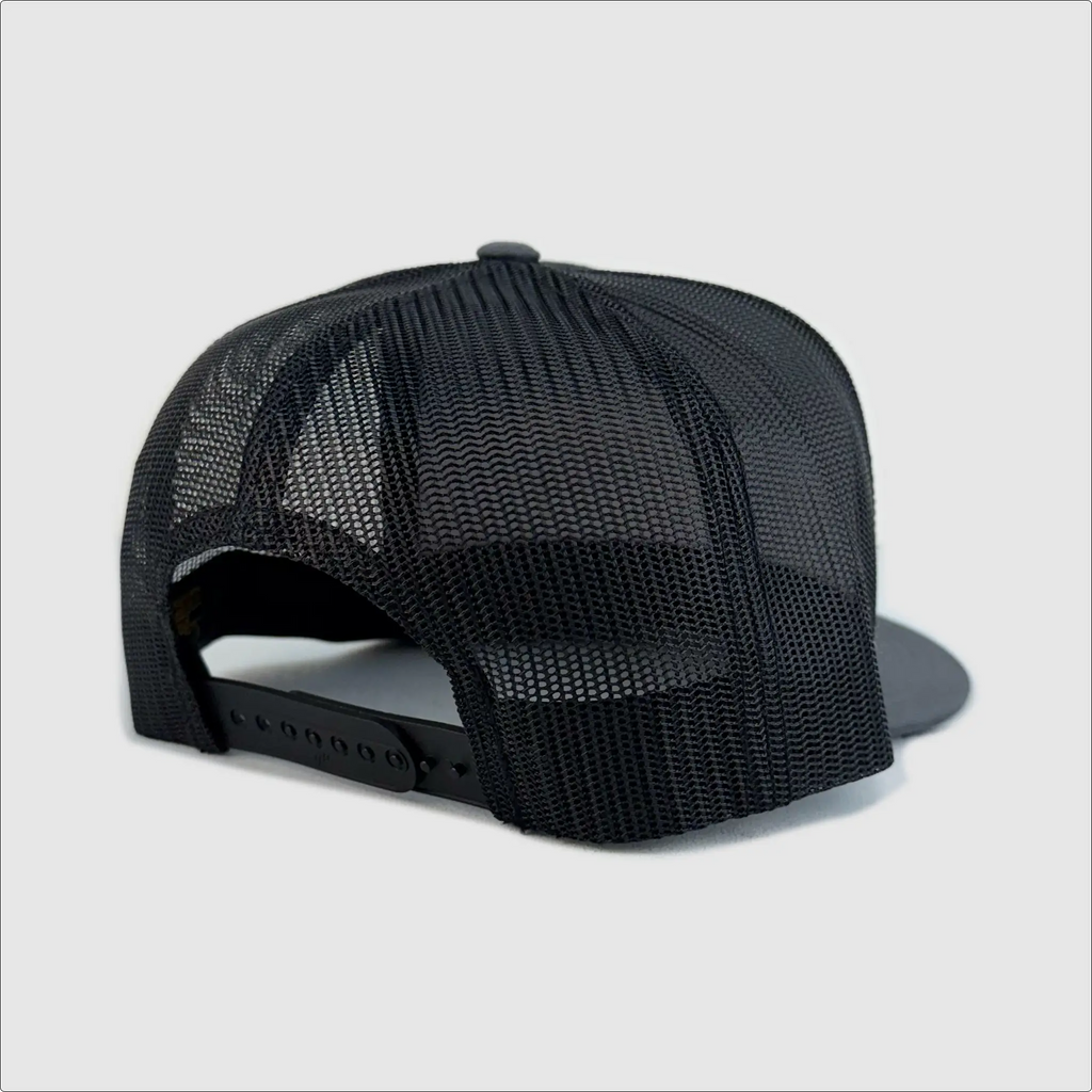 Elk Camp Embroidered Patch Hat~ Grey/Black