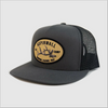 Elk Camp Embroidered Patch Hat~ Grey/Black