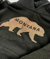 Montana Bear Kid Metcalf Hoodie ~ Black