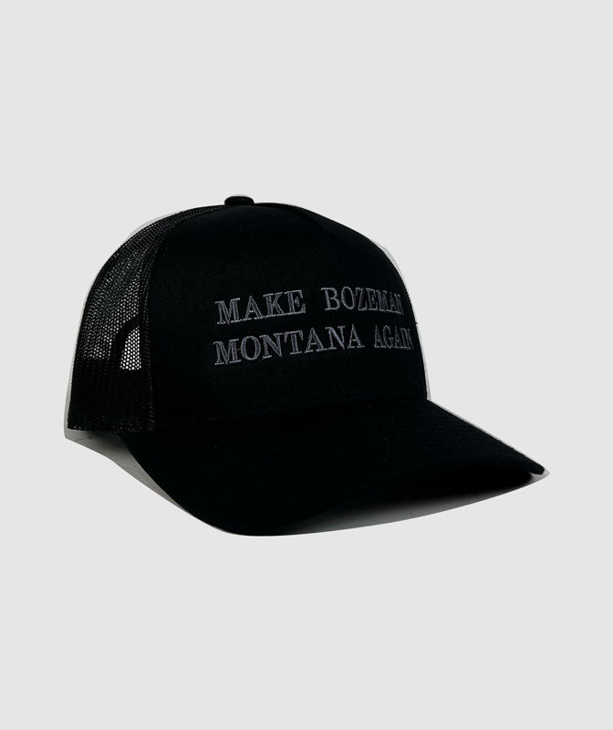 Make Bozeman Montana Again Granite Hat ~ ULTRA DARK MBMA