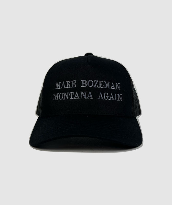 Make Bozeman Montana Again Granite Hat ~ ULTRA DARK MBMA