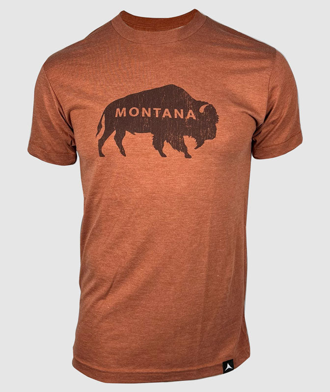 Montana Bison T-Shirt ~ Rust