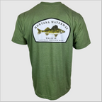 Montana Waterway Walleye T-Shirt ~ Heather Olive