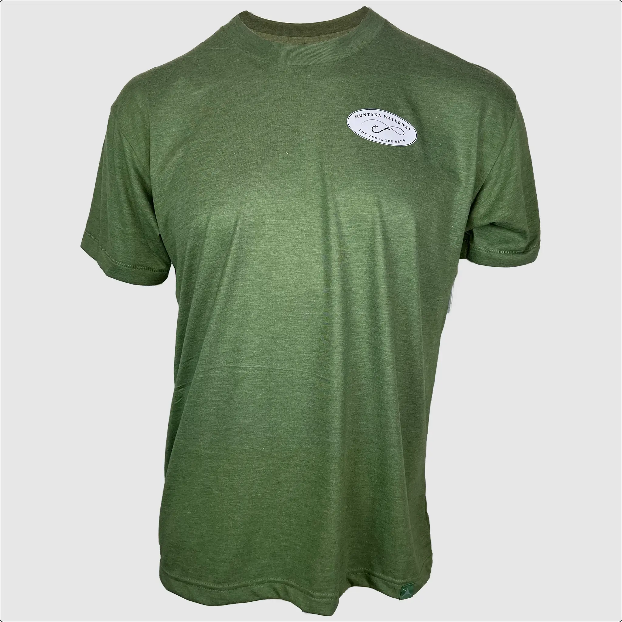 Montana Waterway Walleye T-Shirt ~ Heather Olive