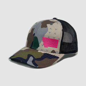 Granite Montana Hat Easy Company Camo ~ Pink