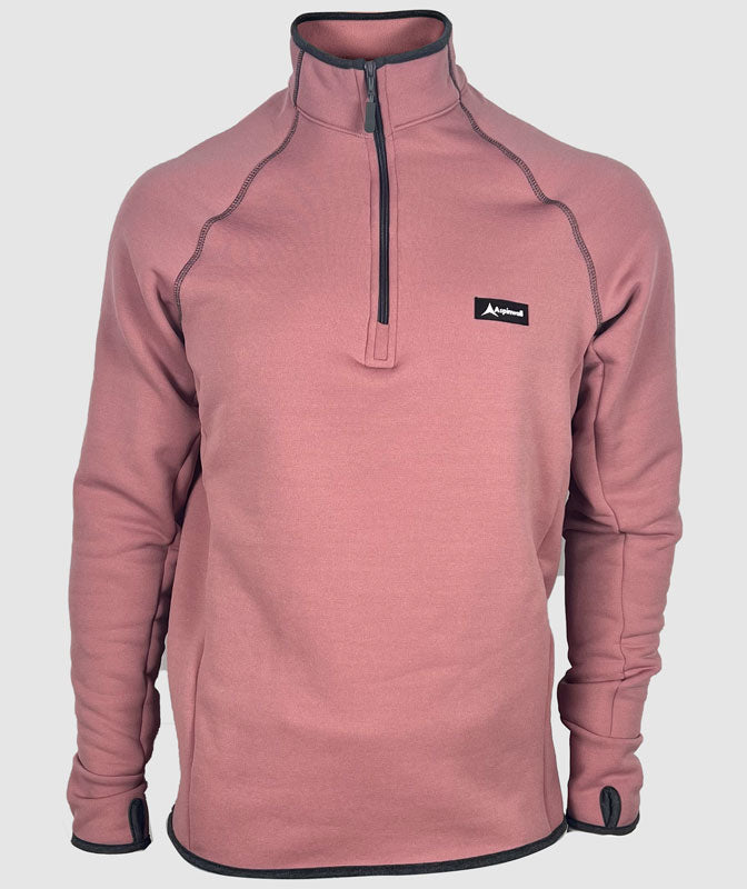 Ascential 1/4 Zip Polartec Fleece Dusty Rose – Aspinwall