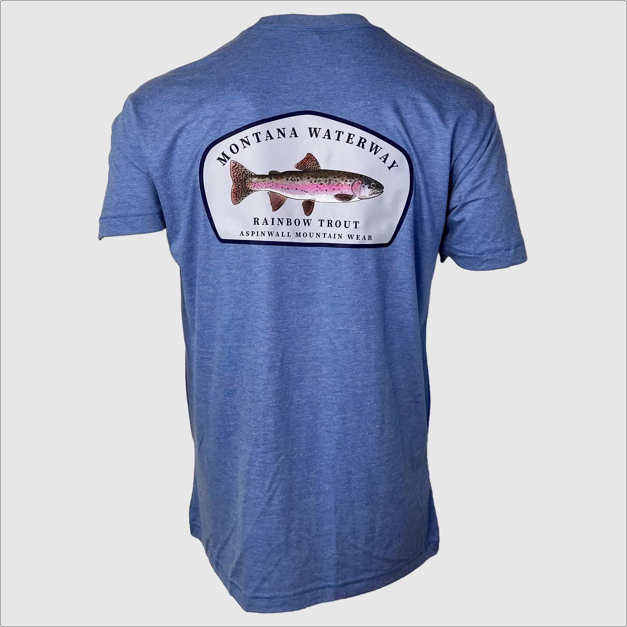 Rainbow Trout T-Shirt ~ Lake Blue