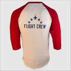 Airshow Raglan ~ White/Red