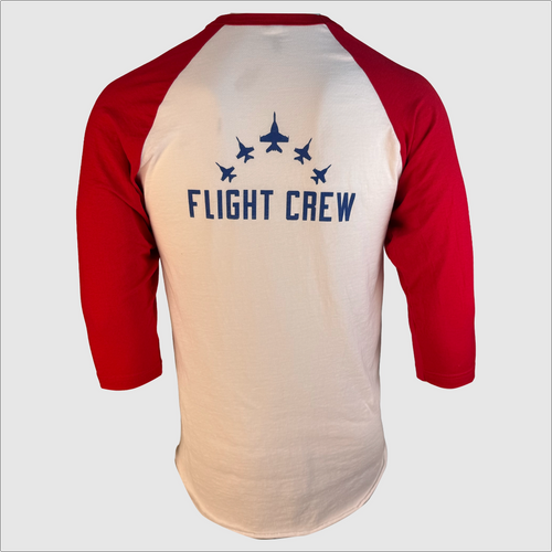 Airshow Raglan ~ White/Red