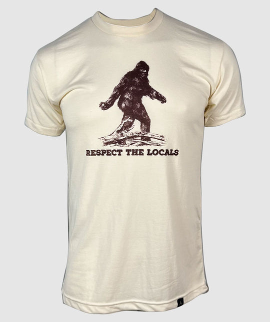 Respect The Locals T-Shirt ~ Creme