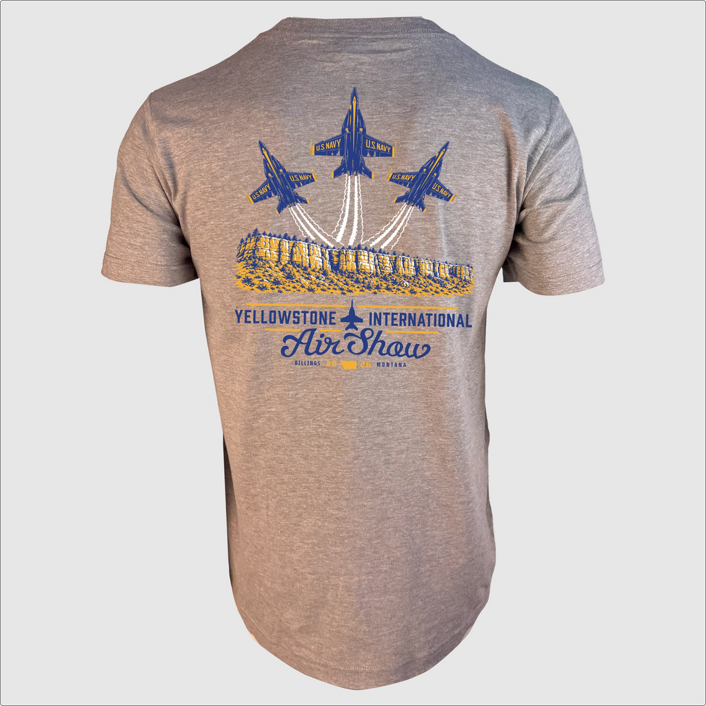 Airshow Rims T-Shirt ~ Heather Grey