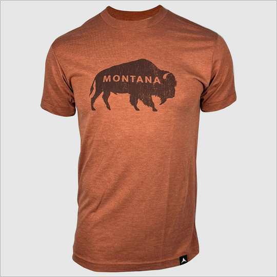 Montana Bison T-Shirt ~ Rust