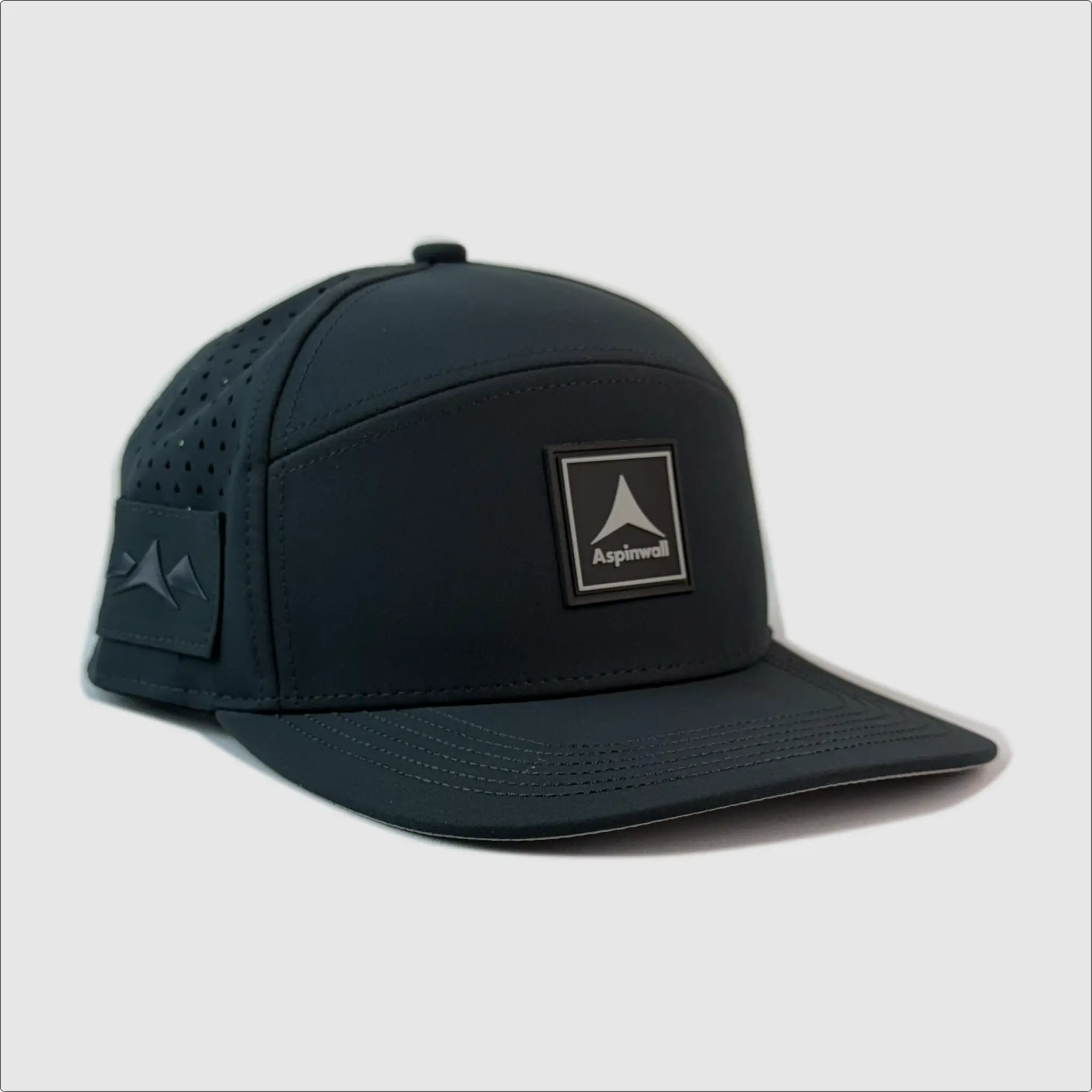 Wapiti Hat Vertical Trademark Rubber Patch ~ Shadow