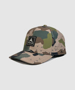 Sheridan Hat Vertical Trademark Rubber Patch ~ Easy Company Camo